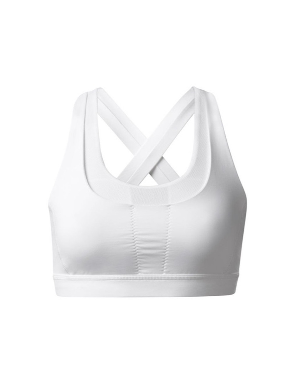 lululemon athletica run stuff your braWhite Cross-Back Sports Bra